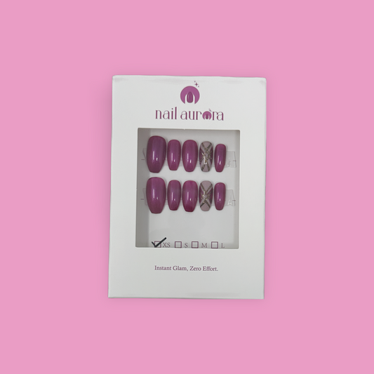 Plum Lattice Luxe